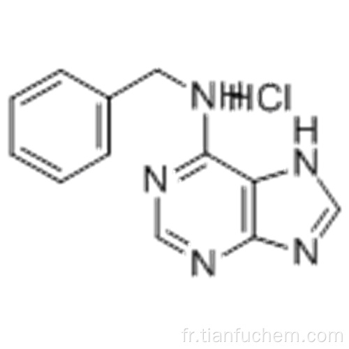 9H-Purine-6-amine, N- (phénylméthyl) -, chlorhydrate (1: 1) CAS 162714-86-5